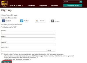 upsers sign up